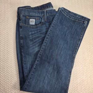 Cinch Up Mens Dark Wash Straight Leg Stretch Denim Jeans 42x34 MB98034006